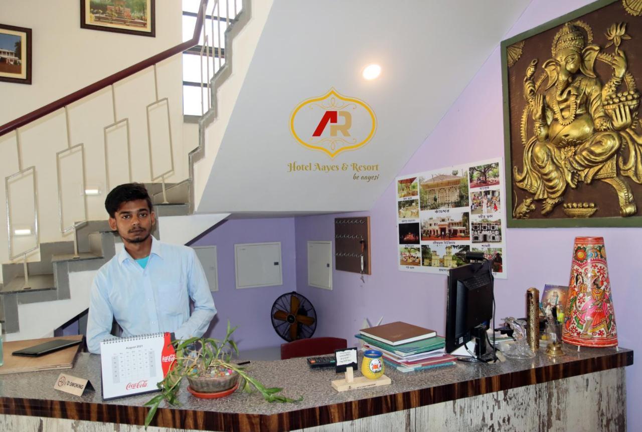 Hotel Aayes And Resort Shantiniketan Bagian luar foto